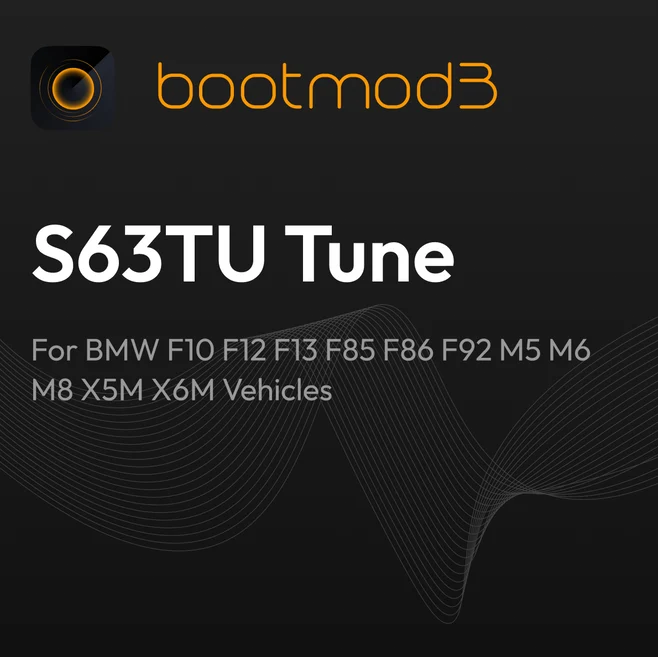 bootmod3 S63TU Tune - For BMW F10 F12 F13 F85 F86 F92 M5 M6 M8 X5M X6M Vehicles
